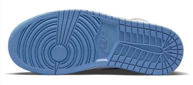 Air Jordan 1 Mid “Cement Grey True Blue” – Grey / White / Blue