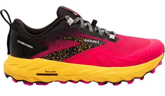 Brooks Cascadia 17 Women's Trail Running Shoes - Pink / Black / Yellow