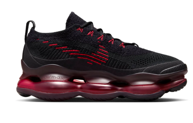 Nike Air Max Scorpion Flyknit Sneakers - Black / University Red