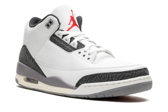 Air Jordan 3 Retro “Cement Grey” – White / Grey / Black