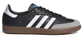 adidas Samba Vegan – Black / White / Grey / Gum Brown