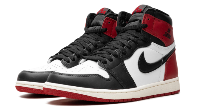 Air Jordan 1 Retro High OG “Black Toe Reimagined” – Black / White / Red