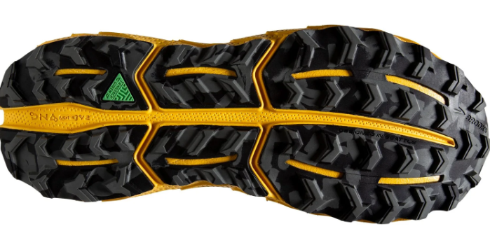 Brooks Cascadia 17 Men's Trail Running Shoes - Grey / Black / Yellow