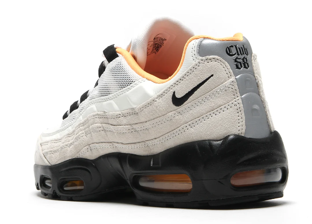Nike SB Air Max 95 "FC Pack" Sneakers - Off-White / Black / Yellow
