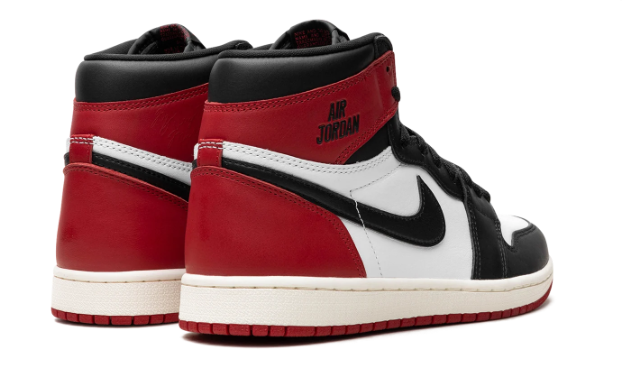 Air Jordan 1 Retro High OG “Black Toe Reimagined” – Black / White / Red