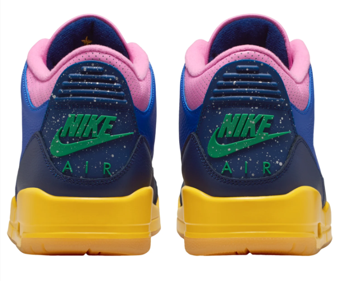Air Jordan 3 Retro OG “Brazil” – Blue / Yellow / Pink