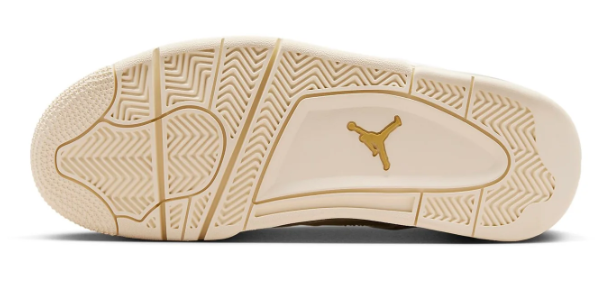 Air Jordan 4 Retro Women’s “Metallic Gold” – Off-White / Cream / Gold