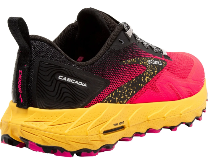 Brooks Cascadia 17 Women's Trail Running Shoes - Pink / Black / Yellow