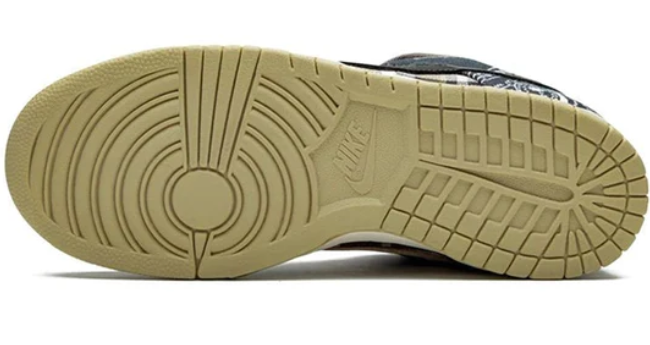 Travis Scott x Nike SB Dunk Low Sneakers - Navy / Khaki / Black