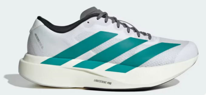 adidas Adizero EVO SL Men's Running Shoes – White & Teal