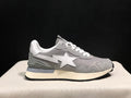 A BATHING APE Low-Top Sneakers – Grey & White