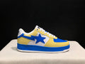A BATHING APE BAPE STA Low-Top Sneakers – Yellow, Blue & White