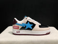 A BATHING APE BAPE STA Low-Top Sneakers – Cream, Black & Blue