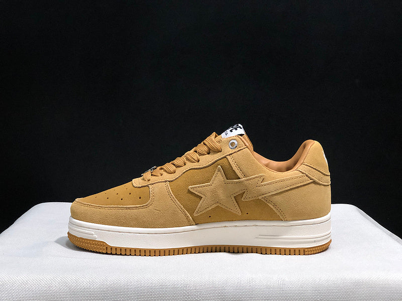 BAPE STA Low-Top Sneakers – Wheat Tan & Gum