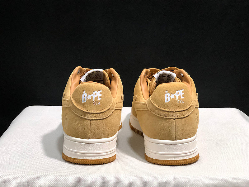 BAPE STA Low-Top Sneakers – Wheat Tan & Gum