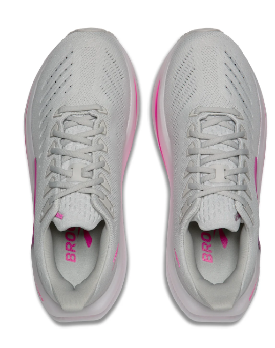 Brooks Glycerin Max 2 Running Shoes - Light Grey / White / Pink