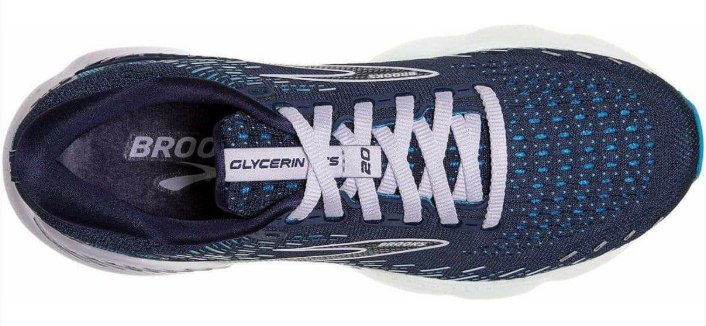 Brooks Glycerin GTS 20 Women's Running Shoes - Navy / Teal / White