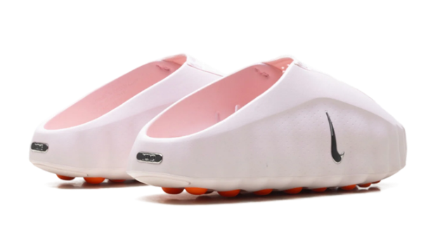 Nike Mind 001 Women's Slides - Pearl Pink / Hyper Crimson / Chrome