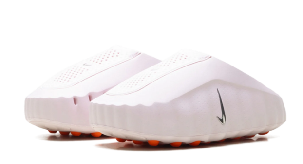 Nike Mind 001 Women's Slides - Pearl Pink / Hyper Crimson / Chrome