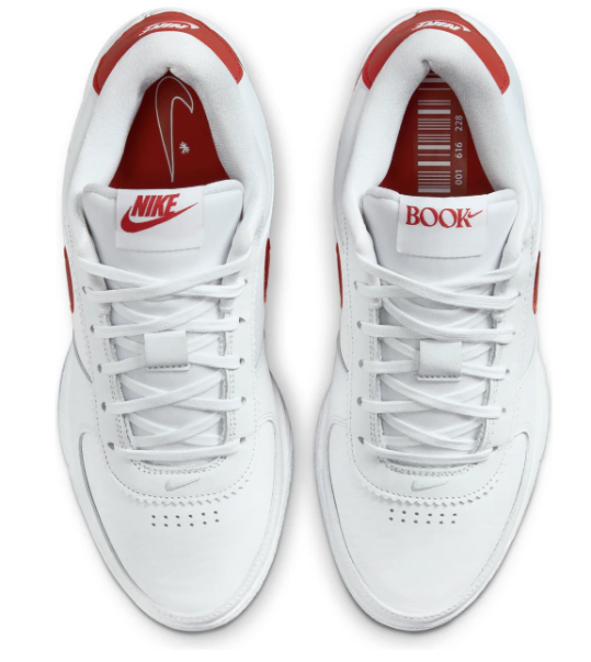 Nike Book 1 EP "Forrest Gump" Basketball Shoes - White / Red / Blue